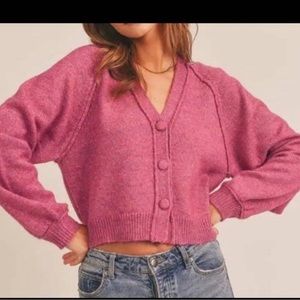 Lush Pink Cardigan